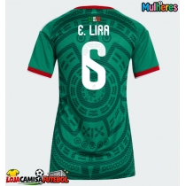 Camisa de Futebol México Erik Lira #6 Equipamento Principal Mulheres Mundo 2026 Manga Curta